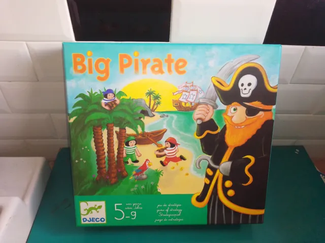 1102247 Jeu de société complet djeco Big pirate