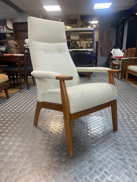 UK DELIVERY PK1071 Parker Knoll Mid Century Open Lounge Chair , Arm scandi
