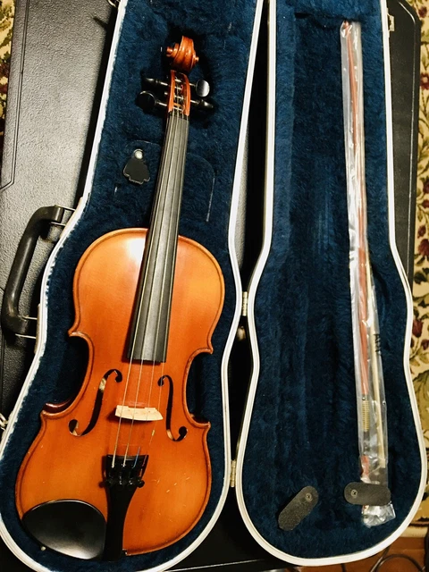 Suzuki NS 20 Violin 1/2 Size With Hard Case & Bow Nice Made In Japan Suzuki NS 20 Violin 1/2 Size With Hard Case & Bow Nice Made In Japan