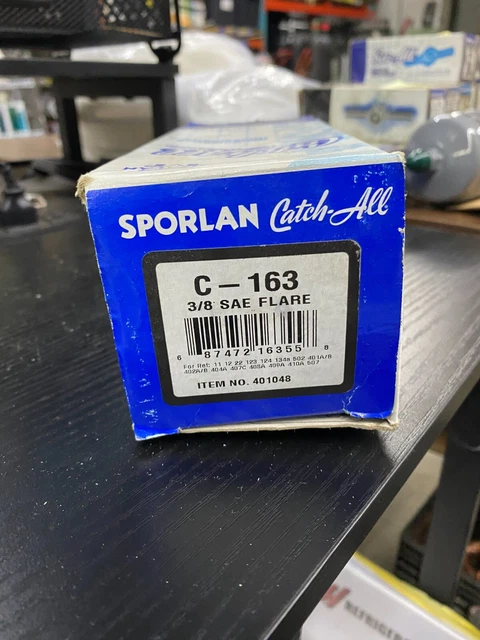 Sporlan Filter Drier C-163- (SEALED ENDS)