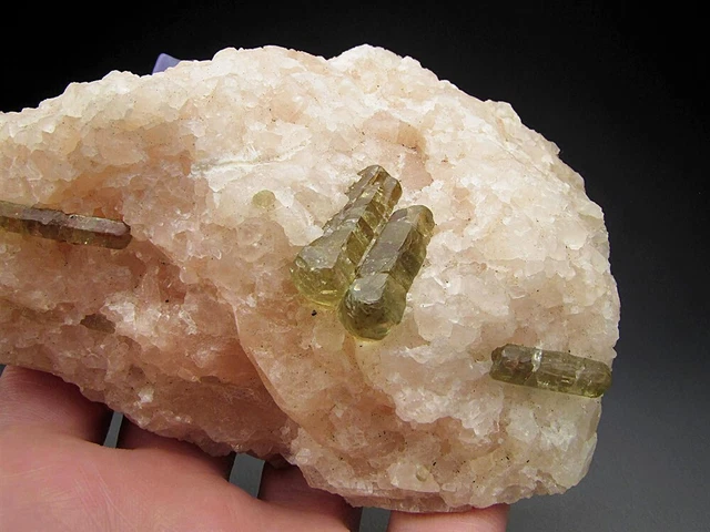 Apatite in Calcite Cardiff Township Wilberance Ontario Canada