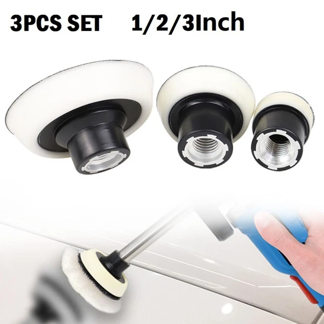 Soutien Coussinet 3pcs for M10/M14 Polisseuse Rotative Fermeture Scratch Polir
