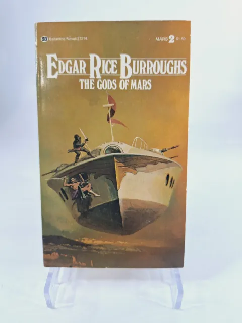 The Gods of Mars Edgar Rice Burroughs #2 Ballantine John Carter Paperback 1978