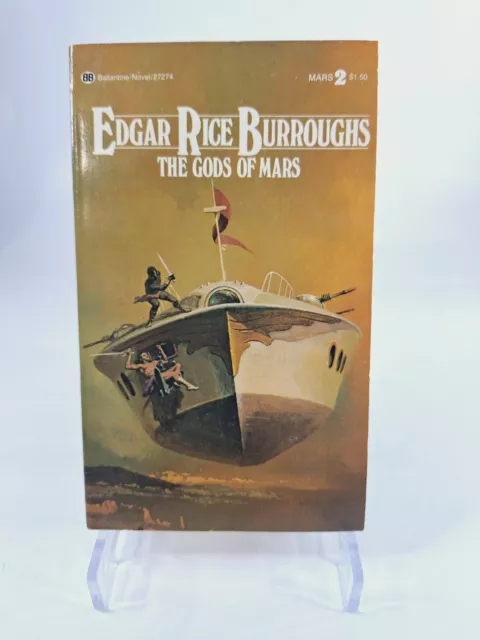 The Gods of Mars Edgar Rice Burroughs #2 Ballantine John Carter Paperback 1978
