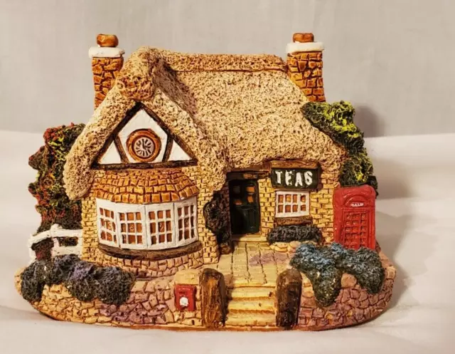 Vintage The Tea shop Cottage by Robert Kerr Figurine England Signed 4''