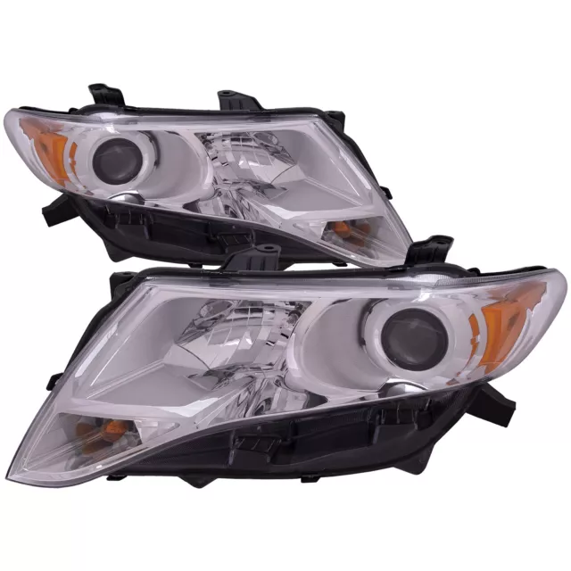 Headlights Set Halogen CAPA Certified Pair Fits 2009-2016 Toyota Venza