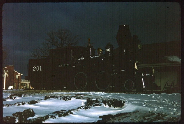 Original Rail Slide - IC Illinois Central 201 no location 7-1966