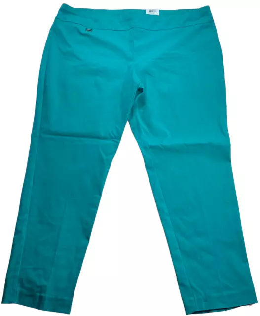 ALFANI CAPRI PANTS Womens Plus size 24W Blue Pull on Tummy Control Stretch  New £25.94 - PicClick UK