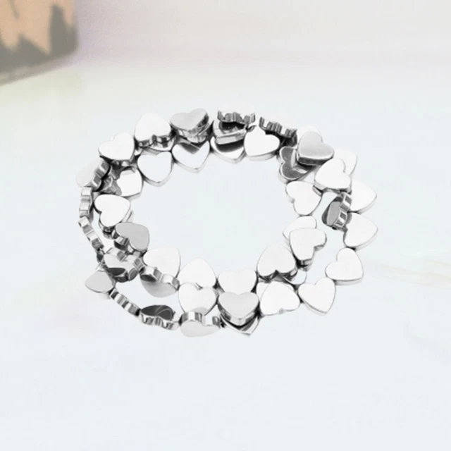 Necklace Making Beads Heart Loose Beads Jewlery Beads Beads Crafts Multi-layer