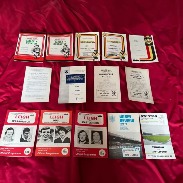 14 x 1966 + MIXED TEAMS CLUB RUGBY UNION LEAGUE VARIOUS COLLECTION BULK LOT VGC