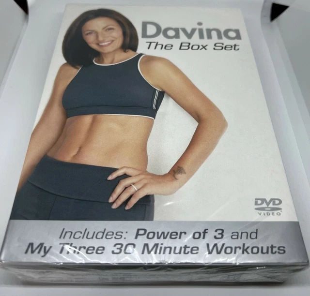 DAVINA THE BOX Set Power of 3 and My Three 30 Minute Workouts DVD New ...