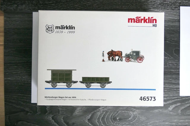Märklin 46573 Württemberger Wagen-Set um 1859 H0 WS mit OVP (Gebraucht) in St. Gallen für CHF 31