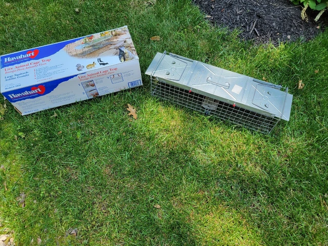 Havahart Live Animal Cage Trap Model#1030 Door Squirrels, Skunk -used and tested