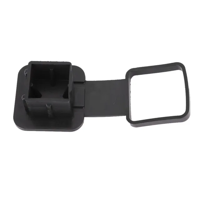 Black Rubber Hitch Tube Cover Plug Cap Dust Protector Trailer Accessory