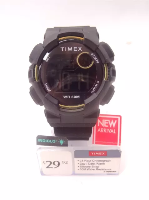 Timex Unisex Mako DGTL Silicone Strap Watch, TW5M23600