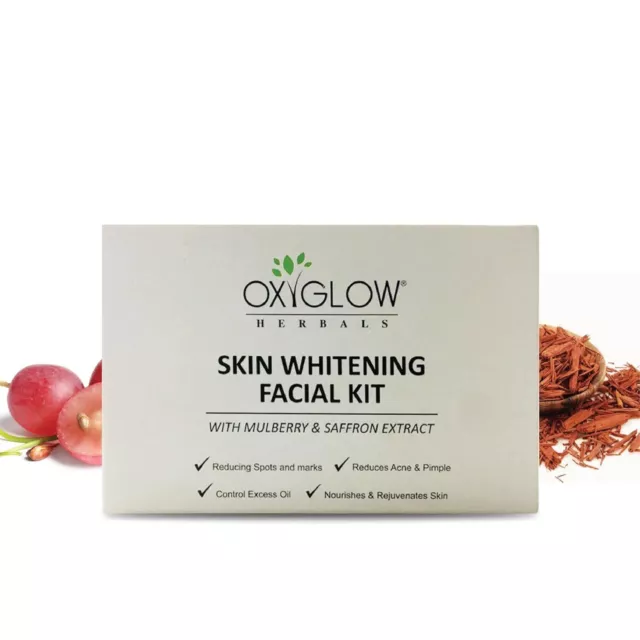 OxyGlow Herbals Hautaufhellendes Gesichtsset zur Reduzierung von Flecken...