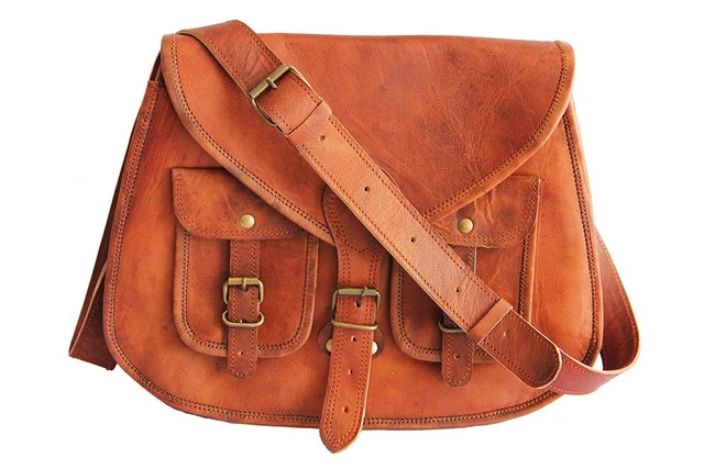 Women Leather Handbag Shoulder Purse Satchel Messenger Crossbody Bag Tote BROWN