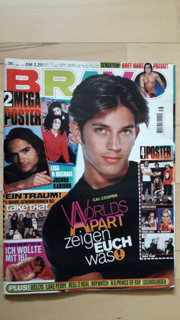 BRAVO Nr.38 vom 15.9.1994 mit Riesenposter Lisa & Michael Jackson Joshua Kadison
