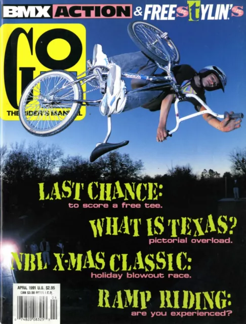 Freestylin'/BMX Action = Go - Volume 02 #06 - April 1991 - FREE SHIPPING