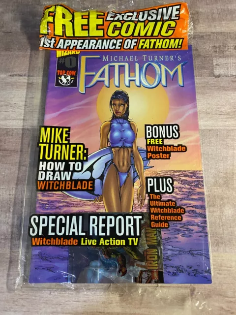 Fathom 0 (NM/MT) Wizard Special Edition, Michael Turner, movie