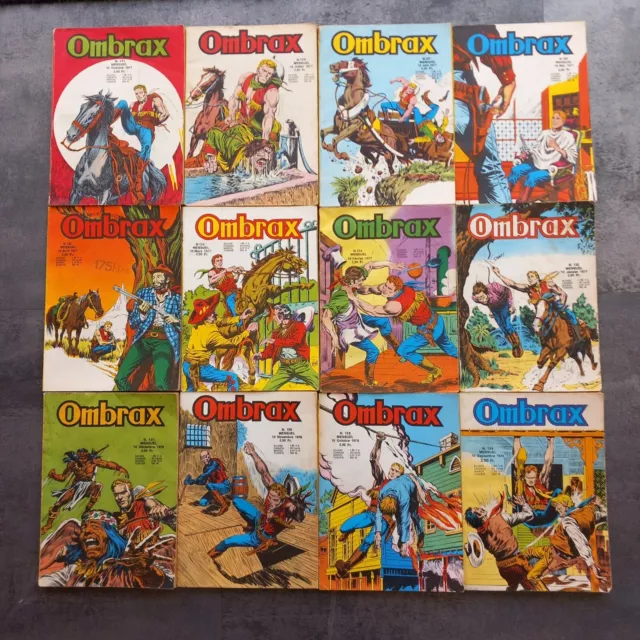 Lot bd petit format Ombrax 12 numéros