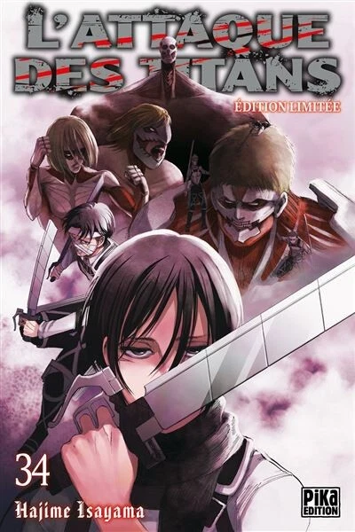 L'Attaque des Titans (SNK) - Tome 34 - Edition Limitée - Neuf
