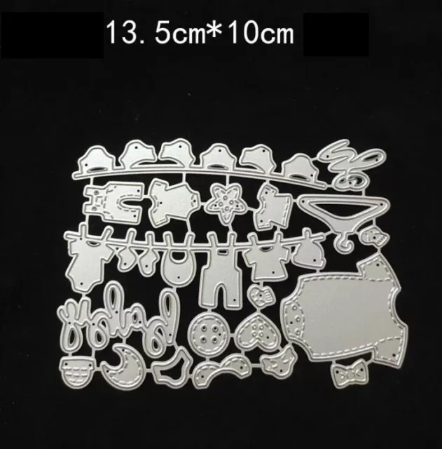 Stanzformen Baby Kleidung Metal Cutting Dies Scrapbooking Stanzschablone Stencil 2