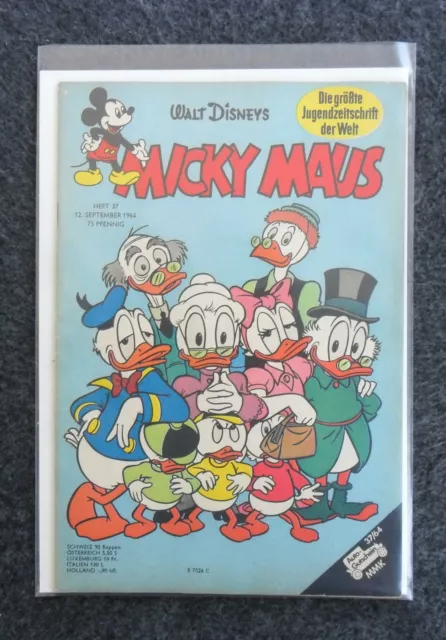 Micky Maus Nr. 37 (12. Sep. 1964) - Disney - Ehapa Verlag - Z. 1-2