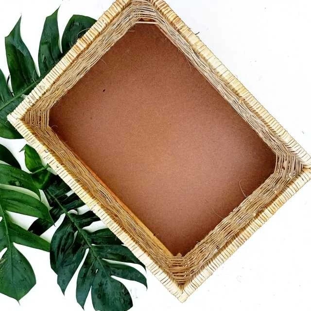 CANE BASKET ECOFRIENDLY Sri Lankan Handmade Bin Storage Box Natural