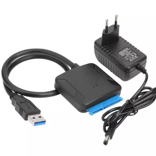 SATA to USB 3.0 Adapter Cable for 3.5/2.5 Inch SSD HDD SATA III Hard