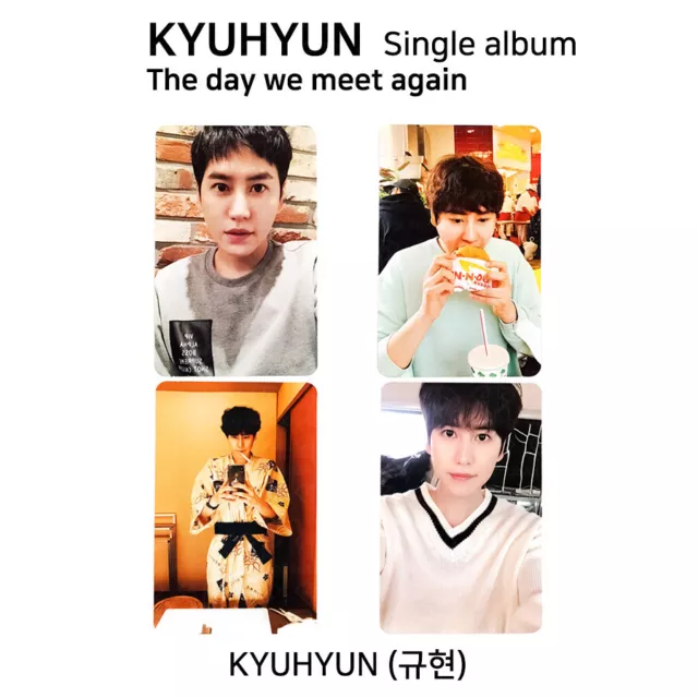 KYUHYUN from SUPER JUNIOR mini album The day we meet again Official Photocard