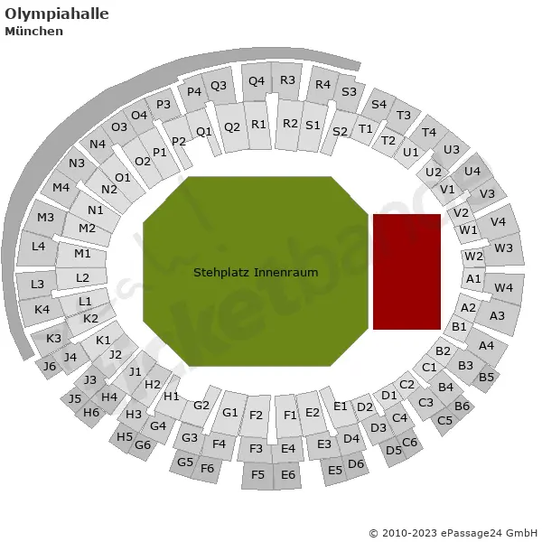 Cro München Stehplatz Arena Innenraum Tickets 09.09.23