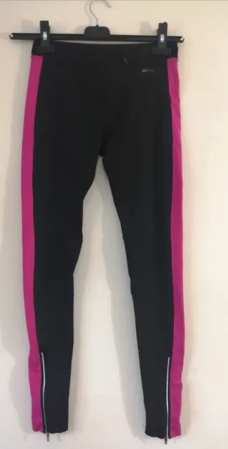 Leggings da corsa Nike Dri-Fit neri e rosa taglia: small 2