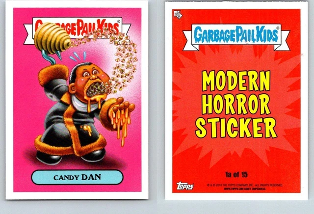 2018 Topps Garbage Pail Kids Oh The Horror-ible Modern Horror Candy Dan 1a 2018 Topps Garbage Pail Kids Oh The Horror-ible Modern Horror Candy Dan 1a