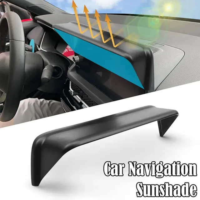 Anti Glare Car Dash Radio Sun Shade GPS Navigation Hood Cap Visor Universal 22cm