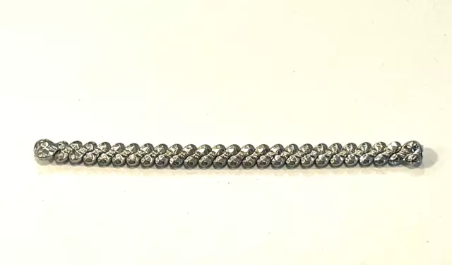 Vintage Silver Toned Stretch Watch Band Bracelet