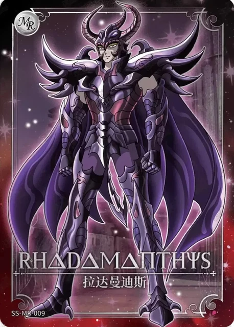 CARTE SAINT SEIYA Kayou Mega Rare MR rhadamanthys SS-MR 009 serie 2 EUR ...