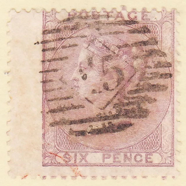 GB QV 1855 6d LILAC SG68 GU