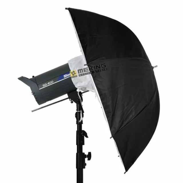 101cm 40" Selens Photo Studio Lighting Reflective Umbrella Softbox Black Silver