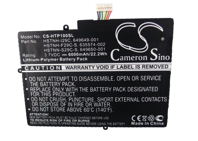 635574-001 635574-002 649649-001 HSTNH-F29C-S   Battery for HP TouchPad 10   NEW