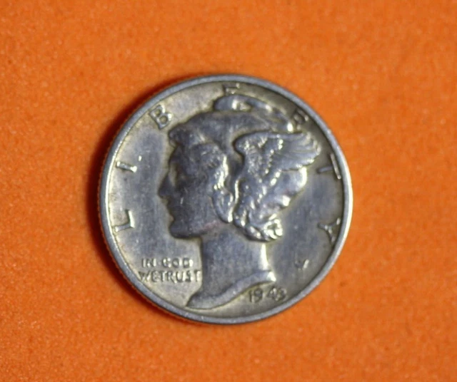 1943- Mercury One Dime #P11617