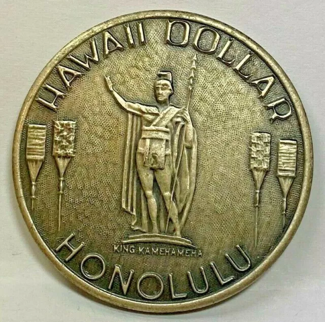 United States Usa 1975  Hawaii Honolulu  Token  Dollar Scarce  , Unc