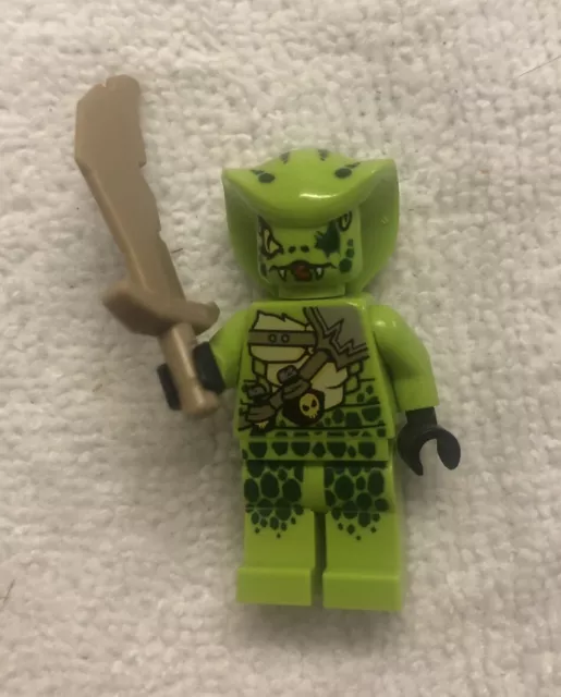 Lego Ninjago Lasha Minifigure njo497 2019 Legacy Green Snake Warrior Used VGC.