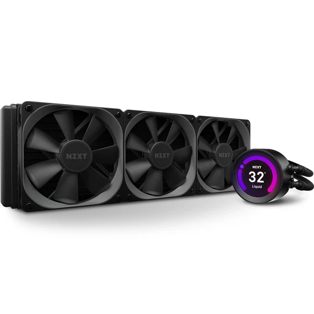 NZXT KRAKEN 240 RGB 240mm AIO Liquid Cooler with LCD Display and RGB