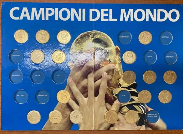 Medagliere Italia Campioni Del Mondo 2006 - Completo Di 18  Medaglie 2
