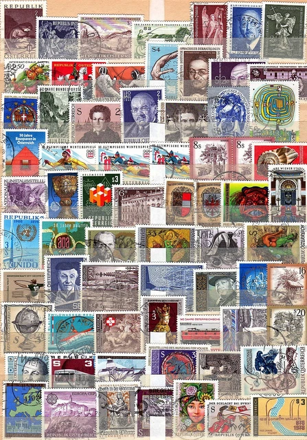 Lot Österreich o aus den 70er Jahren  (  30650 )