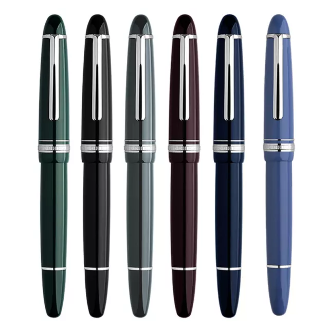 MAJOHN P136 Resin Fountain Pen Piston Blotting Multiple Nib tool options ink Pen