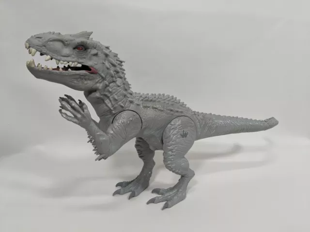 Jurassic World Dino Rivals Destroy N Devour Indominus Rex Gray Tested