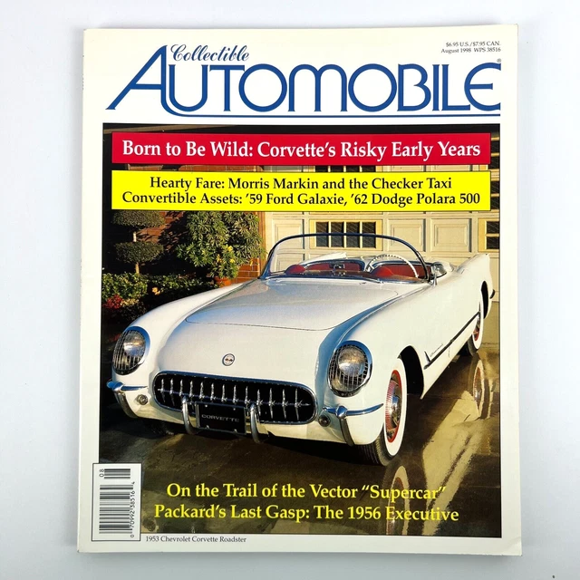 VINTAGE COLLECTIBLE AUTOMOBILE Magazine August 1998 Volume 15 Number 2