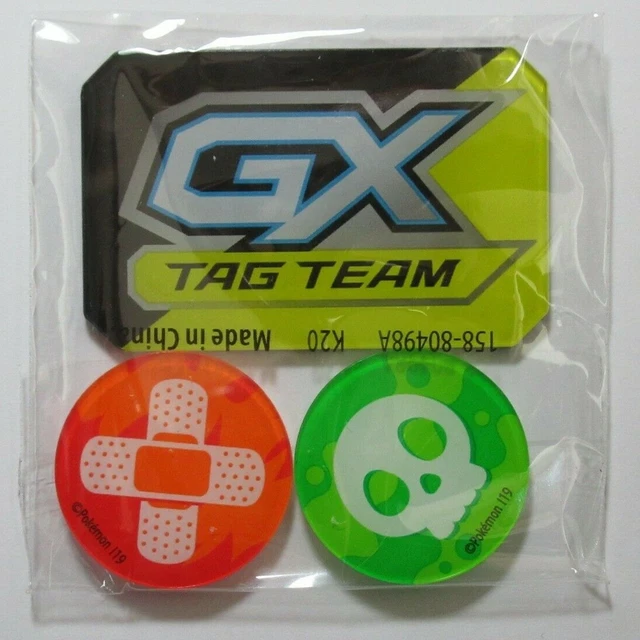 POKEMON Acrylic Poison, Burn & GX TCG Markers/Counters